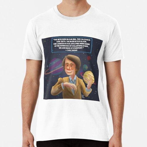 Remera Carl Sagan Quote Algodon Premium 