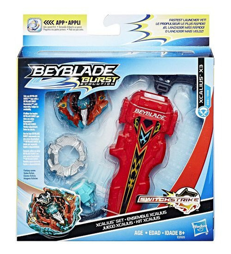 Bey Blade Switchstrike Mestre Xcalius X3- Faisca - Hasbro