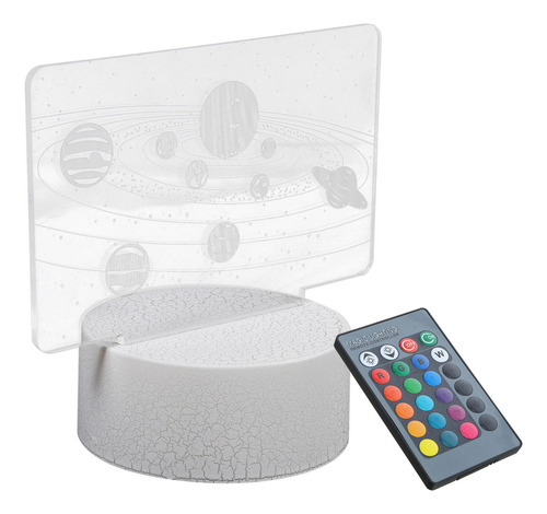 Luz Nocturna Acrílica Decorativa Para El Hogar, Led 3d Ill
