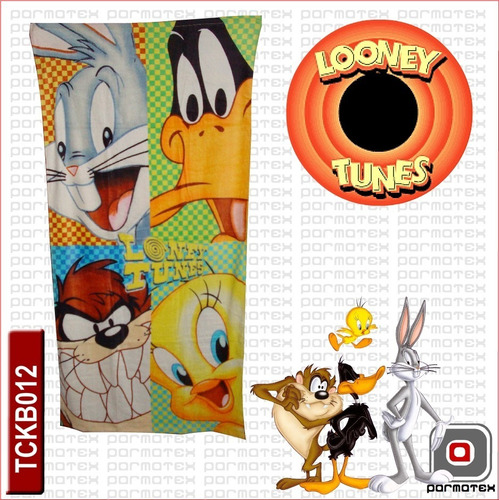 Toalla Infantil Looney Tunes Grande Algodon Warner Bros.