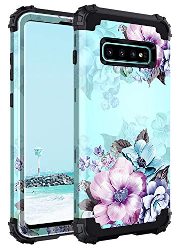 Estuche Para Samsung Galaxy S10 Diseño Floral Tr Capa Muy Tz