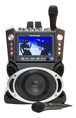 Karaoke System Karaoke Usa Gf845 W/ 2 Microphones 7 Display