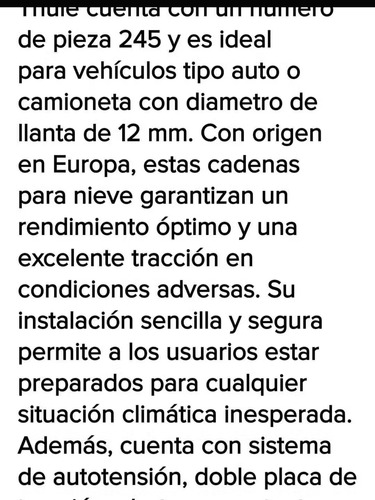 Cadenas Nuevas Trule Xg-12 Pro
