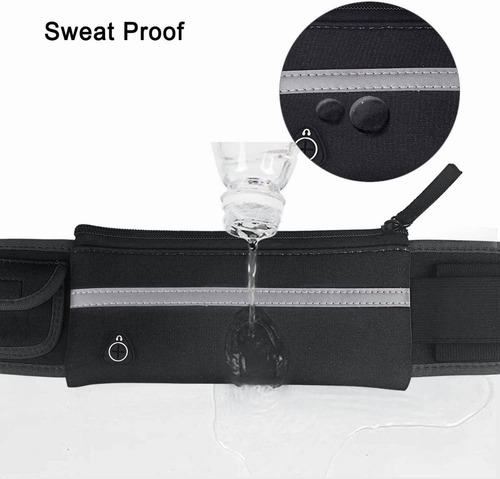Imagen 8 de 10 de Cangurera Deportiva Impermeable,ideal Para Celular/audífonos