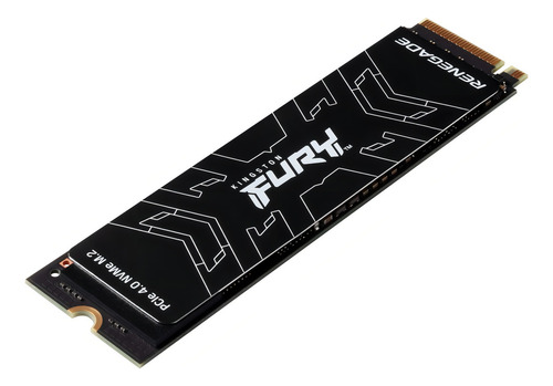 Unidad Ssd Kingston Fury Renegade Pcie 4.0 Nvme M.2 1tb Color Negro