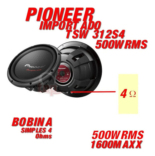 Caixa Trio Goiano Pioneer 12'' 700w Saveiro Pick-up G2 G3 G4