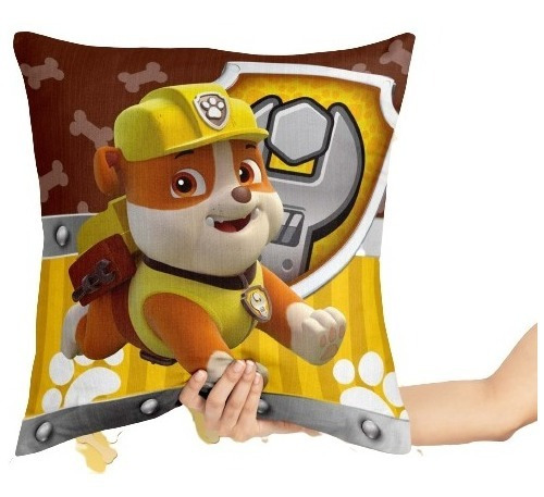 Souvenir 5 Almohadas 25x25 Cm Compatible Con Paw Patrol