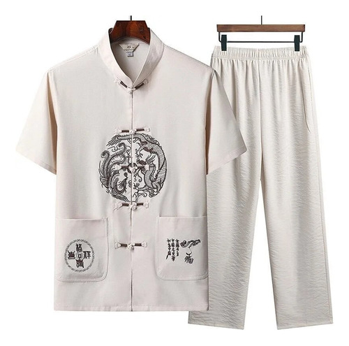 Camisa Uniforme Para Hombre Stkung Fu Tang Suit Man Hanfu