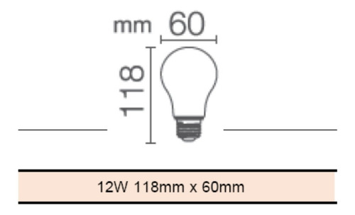 Imagen 4 de 9 de Lámpara Foco Led Osram Luz Fría 12w=90w Pack X 30