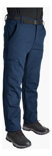 Pantalon Softshell Termico Hombre Impermeable Moto Nieve Elt