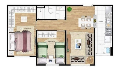 Imagem 15 de 20 de Rrcod3504 - Apartamento 53m² Condominio Viva Mais Barueri - 2 Dorms - 1 Vaga - Oportunidade - Ótima Localização - Rr3504 - 69409284