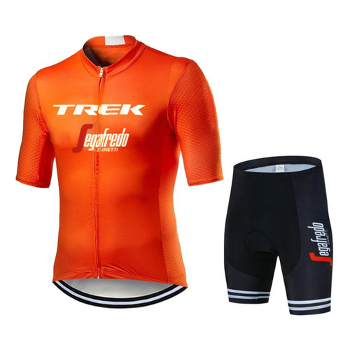 Uniforme De Bicicleta Tangerine  Suéter Y Maillot Corto