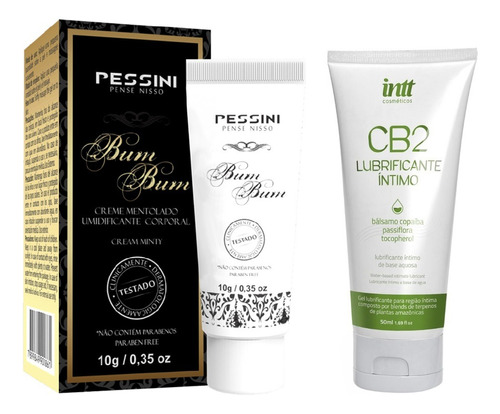 Kit Anal Dessensibilizante Bumbum + Lubrificante Cb2 