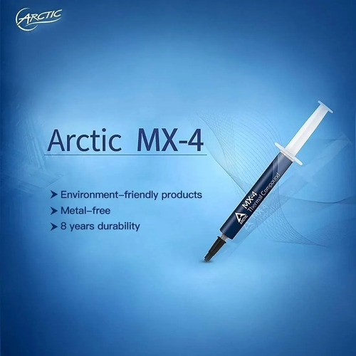 Imagen 5 de 10 de Pasta Térmica Grasa Siliconada Arctic Mx-4 4g Alta Potencia