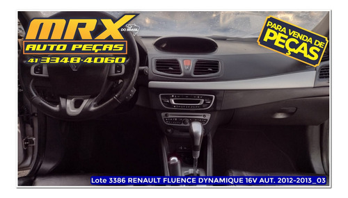 Sucata Renault Fluence Dynamique 2.0 16v Aut 2013 Pecas
