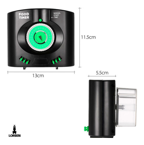 Alimentador Automático Para Peixes Warmtone 115ml 6 Programações