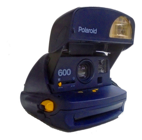 Camara Polaroid 600, 1997. Color Azul