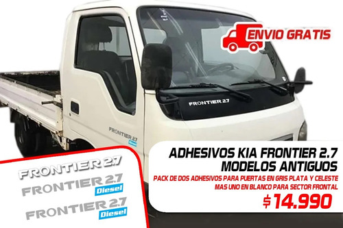 Imagen 1 de 1 de Pack Emblemas Kia Frontier Modelos Anteriores. Envío Gratis