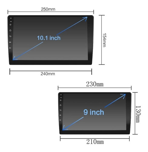 Auto Radio Android 2 Din 9 Pulgadas 6gb Ram Car Play 1.8ghz
