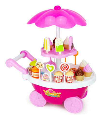 Boley Mini Carrito De Helado Musical De Juguete