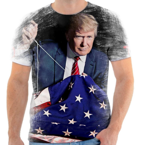Camiseta Camisa Personalizada Donald Trump Presidente 4
