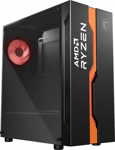 Carcasa Para Computadora Videojuego (edicion Amd Ryzen Negra