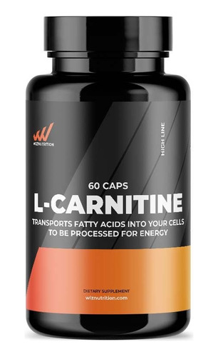 L-carnitina 500mg - 60 Capsulas | Wiz Nutrition