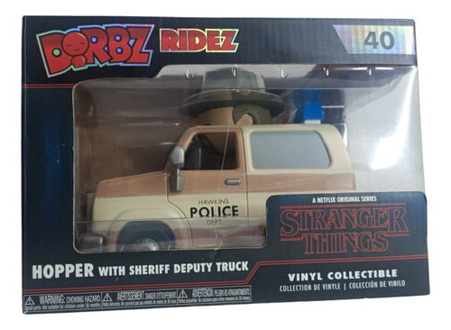 Funko Dorbz Hopper W Sheriff Deputy Truck #40 Stranger Thing