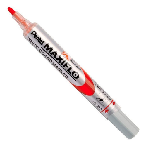 Marcador Vermelho Maxiflo Ponta Fina - Mwl5sb