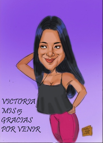 Caricaturas Y Retratos Por Encargo Disponible Para Todo El P