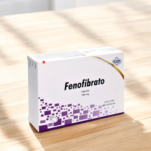 Fenofibrato 160 Mg Caja Con 30 Cápsulas Ultra Laboratorios