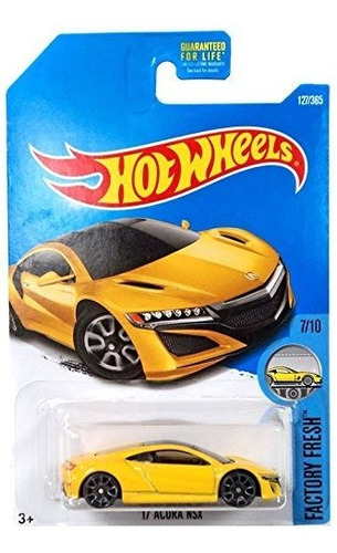 Hot Wheels 2017 Factory Fresh .17 Acura Nsx 127/365, Amarill