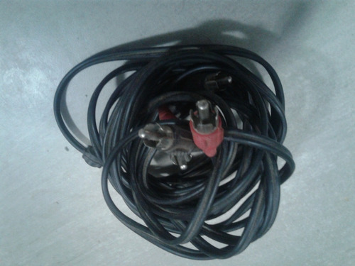 Cable 2 Rca A 2 Rca 4,50 Metros Audio Y Video Usado