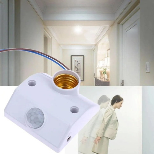 Imagen 6 de 7 de Sensor De Movimiento Pir Con Soquete E27, 220v, 5a, Diy