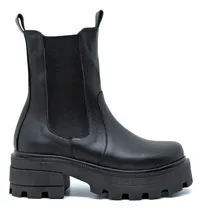 Comprar Botas Mujer Borcegos Cuero Vacuno Elástico Zapatos Botinetas