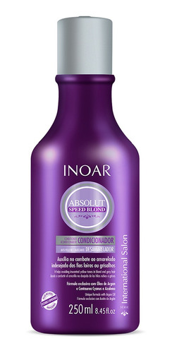 Imagem 6 de 7 de Kit Inoar Absolut Speed Blond Duo 250ml Matizador
