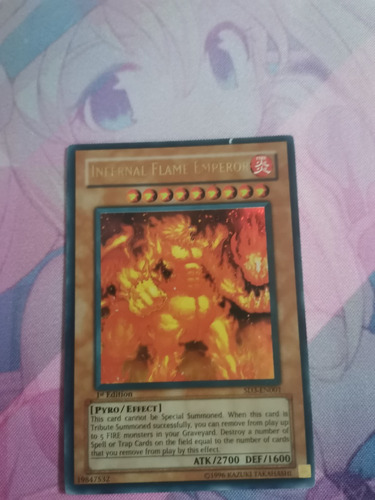 Infernal Flame Emperor Sd3 En001 Ultra Rara Yugioh