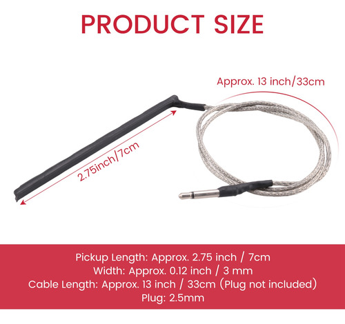 Guitarra Acústica Piezo Under-saddle Pickup-fs