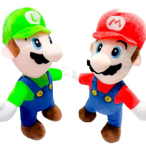 Peluche Luischi Y Mario Bros !!(super Combo )