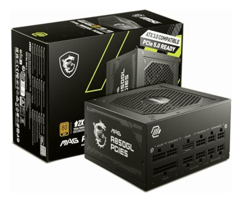 Msi Fuente De Alimentación Para Juegos Mag A850gl Pcie 5 Y