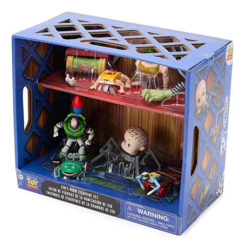 トイ・ストーリー フィギュアセットSid's Room TOY STORY Figure Set Disney Store Sid's Room 8-piece Toy Story | MercadoLivre