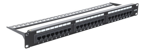 Panel De Parcheo 24 Puertos Cat6a Linkedpro Lp-pp-605a
