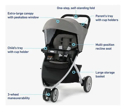 Graco pace top cochecito stroller