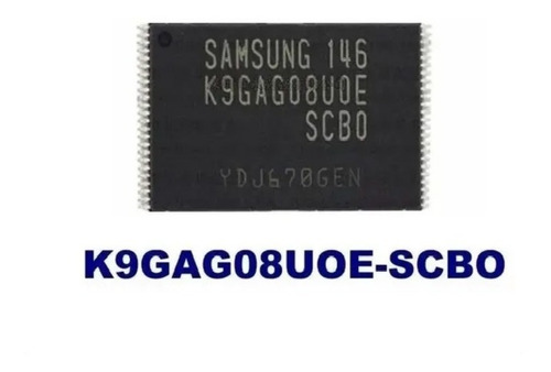 Imagem 3 de 4 de Memória Nand K9gag08u0e Samsung Un32d5500 / Un40d5500 / Un46