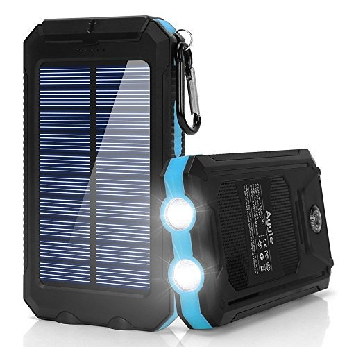 Cargador Solar, 10000mah Banco De La Energía Solar Paquete D