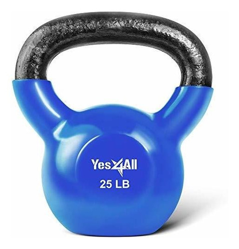 Pesas Kettlebell Con Recubrimiento De Vinilo