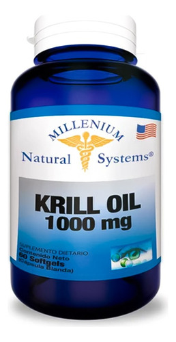 Krill Oil 1000mg 30 Softgels Natur - Unidad a $2063