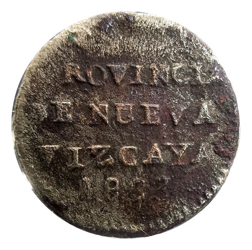 Moneda Octavo Real Nueva Vizcaya 1823 Agustín De Iturbide