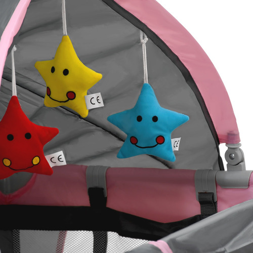 Cuna Corral Bebes Plegable Cambiador Removible Ruedas Juegos