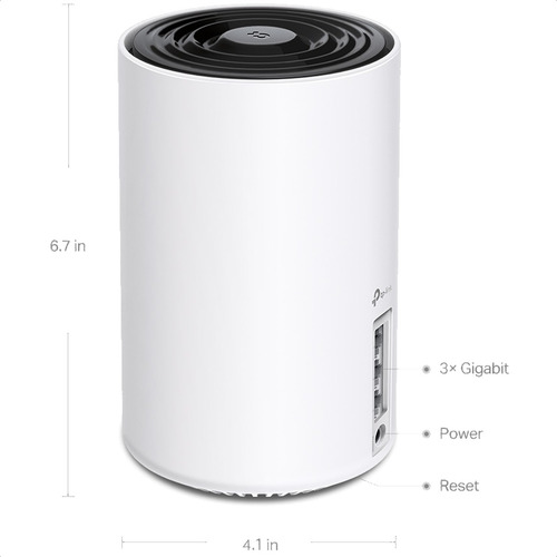 Kit 3 Router Deco Xe75 Tp-link Tribanda Axe5400 Wi-fi6e Mesh
